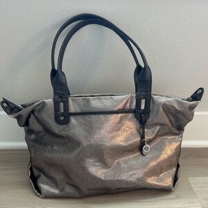 Stella & Dot Metallic Tote Bag